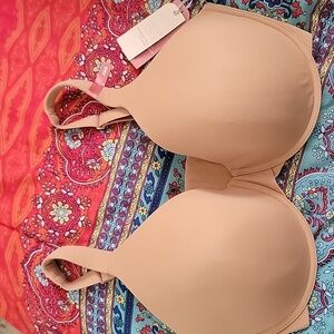 Ambrielle Full Figure Everyday Full Coverage Underwire Nude Bra